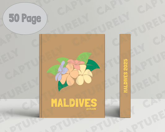 Maldives cover photobook - 50 pages