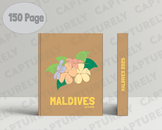 Maldives cover photobook - 150 pages