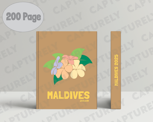 Maldives cover photobook - 200 pages