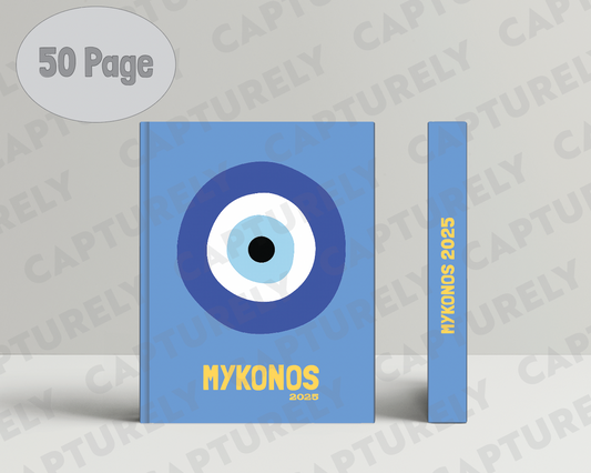 Mykonos cover photobook - 50 pages