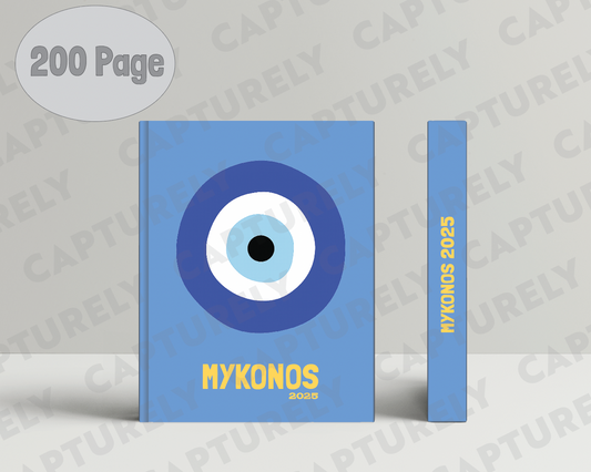 Mykonos cover photobook - 200 pages
